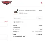 Unik International coupon verification screenshot