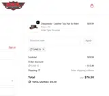 Unik International coupon verification screenshot