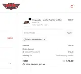 Unik International coupon verification screenshot