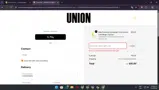 CYBERUNION20 coupon verification screenshot