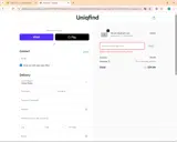Uniqfind coupon verification screenshot