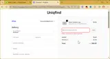 Uniqfind coupon verification screenshot