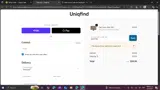 Uniqfind coupon verification screenshot