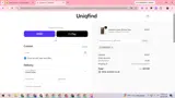 Uniqfind coupon verification screenshot