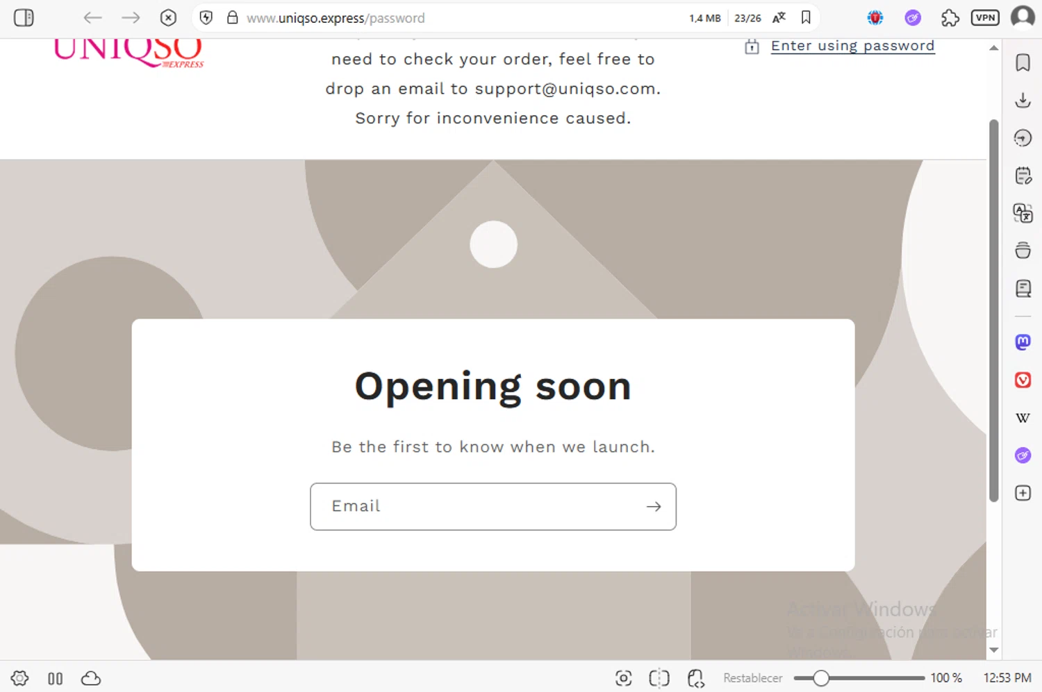 UNIQSO Express discount code screenshot showing code NYD2025 applied at UNIQSO Express checkout page. Uploaded by SimplyCodes community member luissilva2 on Sep 14, 2025