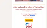 LABOR25 coupon verification screenshot
