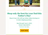DAD25 coupon verification screenshot