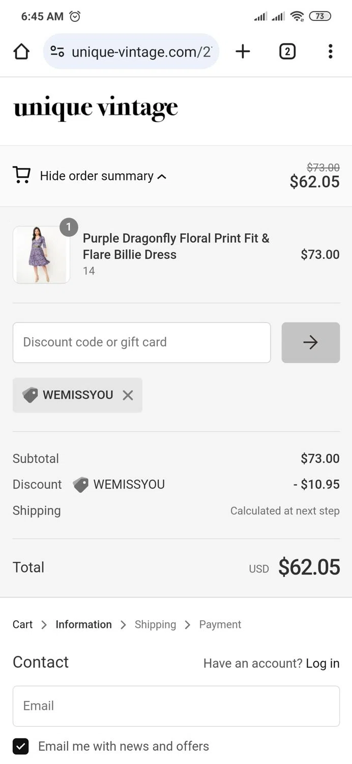 Unique Vintage Promo Codes 20 Off February 2024