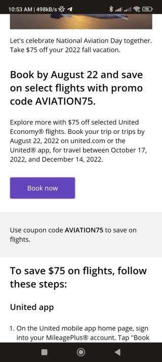 United Airlines Promo Codes - $150 Off | November 2024