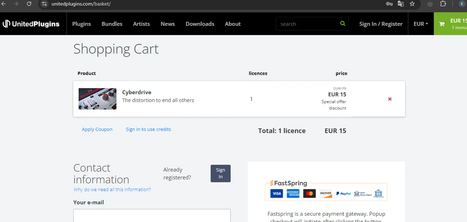 how to use United Plugins coupons