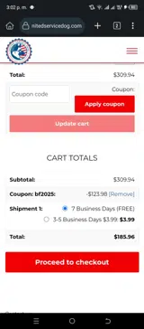 BF2025 coupon verification screenshot