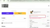United State of Indiana coupon verification screenshot