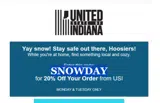 United State of Indiana coupon verification screenshot