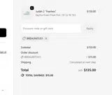 UNITUS coupon verification screenshot