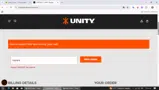 Unity Tactical coupon verification screenshot
