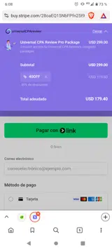 40OFF coupon verification screenshot