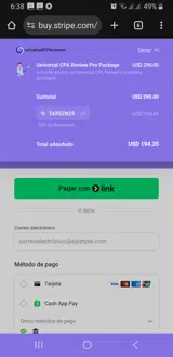 TAXSZN25 coupon verification screenshot