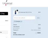Universal Nail Supplies coupon verification screenshot