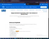 Universal Studios Hollywood coupon verification screenshot
