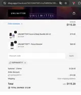 SOPHIA39711 coupon verification screenshot