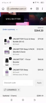 LUISA85622 coupon verification screenshot
