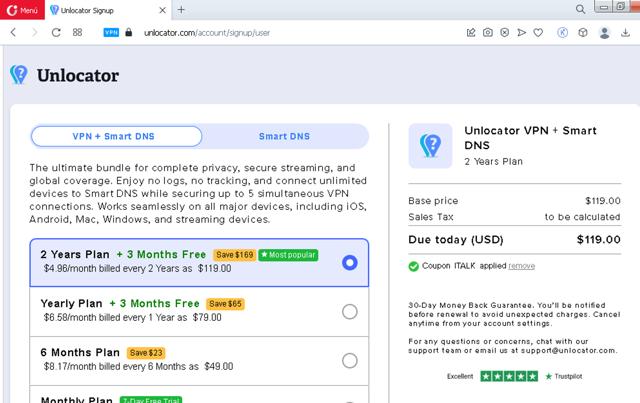 Unlocator checkout page showing Unlocator promo code box | Screenshot taken by SimplyCodes community member on Aug 29, 2025
