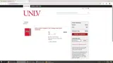 UNLV Bookstore coupon verification screenshot