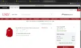 UNLV Bookstore coupon verification screenshot