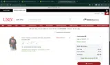 UNLV Bookstore coupon verification screenshot