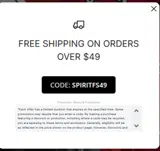 UNLV Bookstore coupon verification screenshot