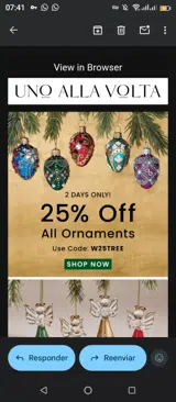 W25tree coupon verification screenshot