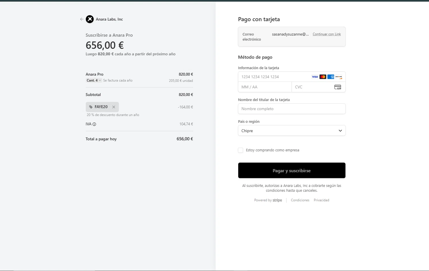 Unriddle promo code screenshot showing code FAYE20 applied at Unriddle checkout page. Uploaded by SimplyCodes community member PrimeWhiz5416 on Oct 27, 2025