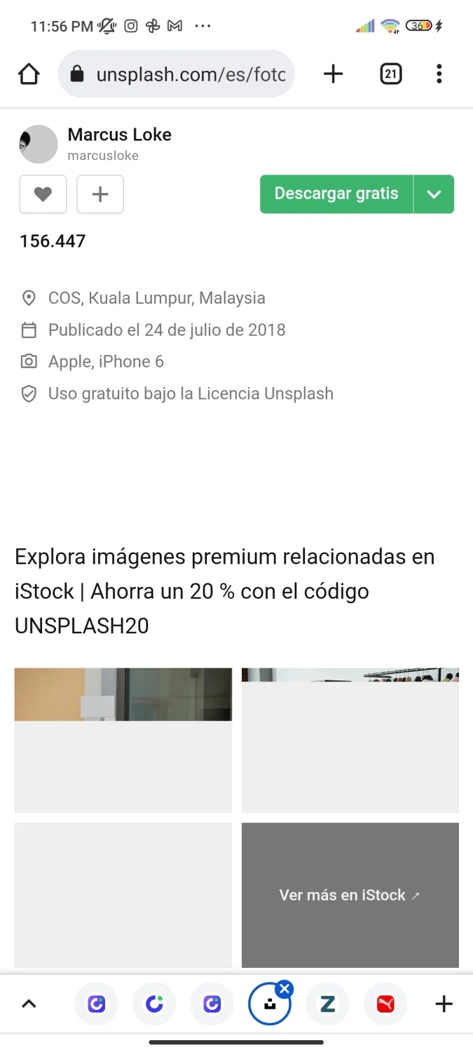 Unsplash checkout page showing Unsplash promo code box | Screenshot taken by SimplyCodes community member on Feb 20, 2023
