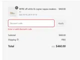 VIP10 coupon verification screenshot