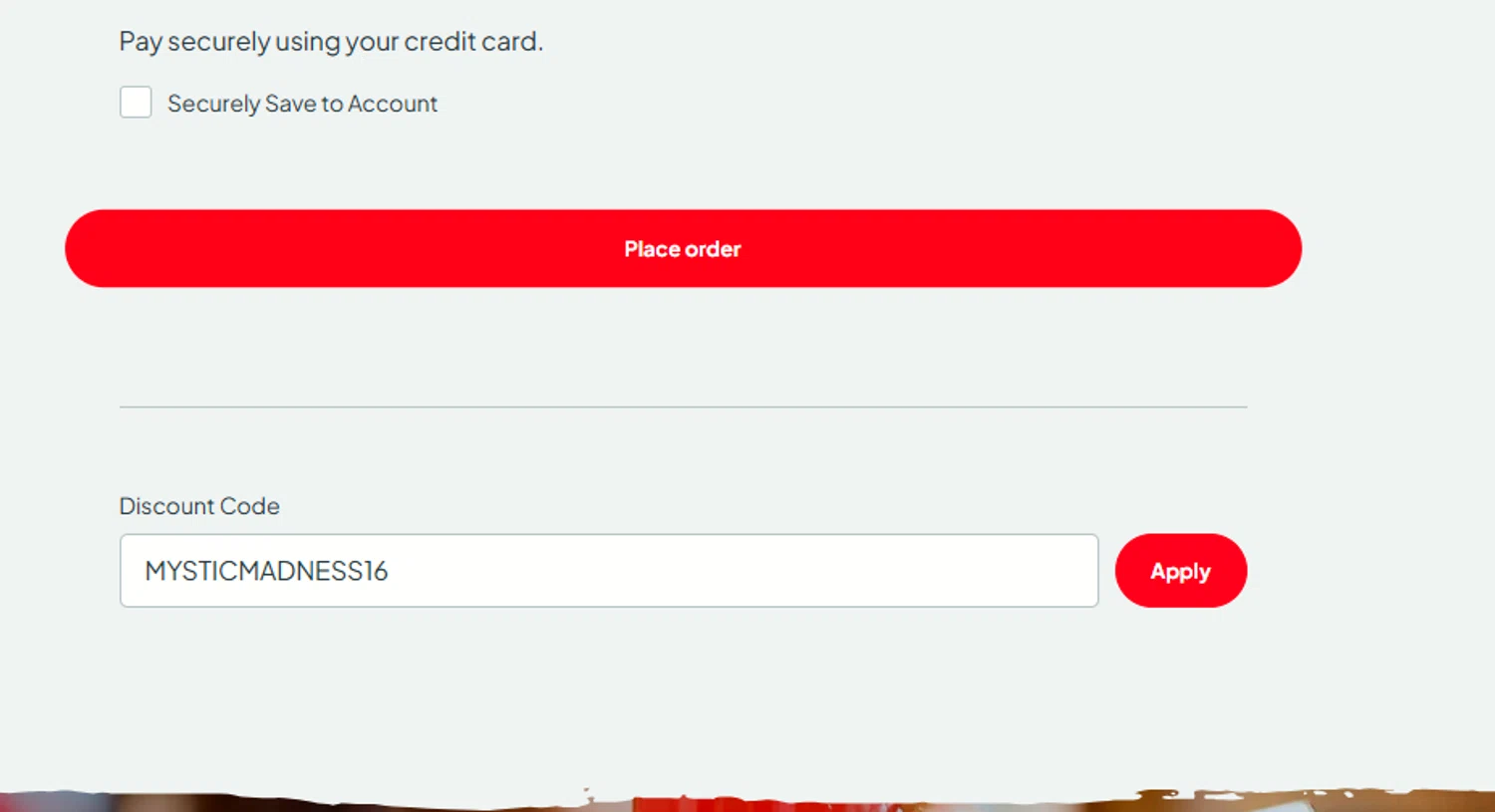 Untitled Art promo code screenshot showing code MYSTICMADNESS16 applied at Untitled Art checkout page. Uploaded by SimplyCodes community member a2d2c2d211 on Jun 14, 2025