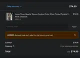 UOOZEE coupon verification screenshot