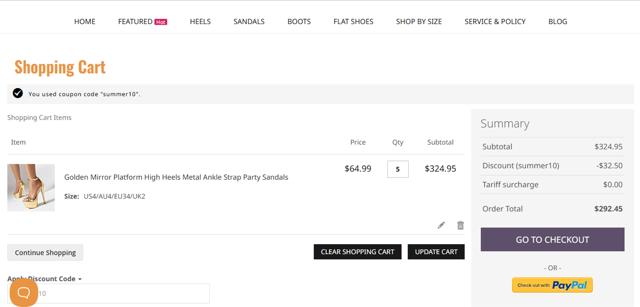 Up2step checkout page showing Up2step discount code box | Screenshot taken by SimplyCodes community member on Sep 9, 2025