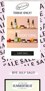 SUMMERTREAT coupon verification screenshot