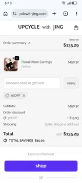 30off coupon verification screenshot