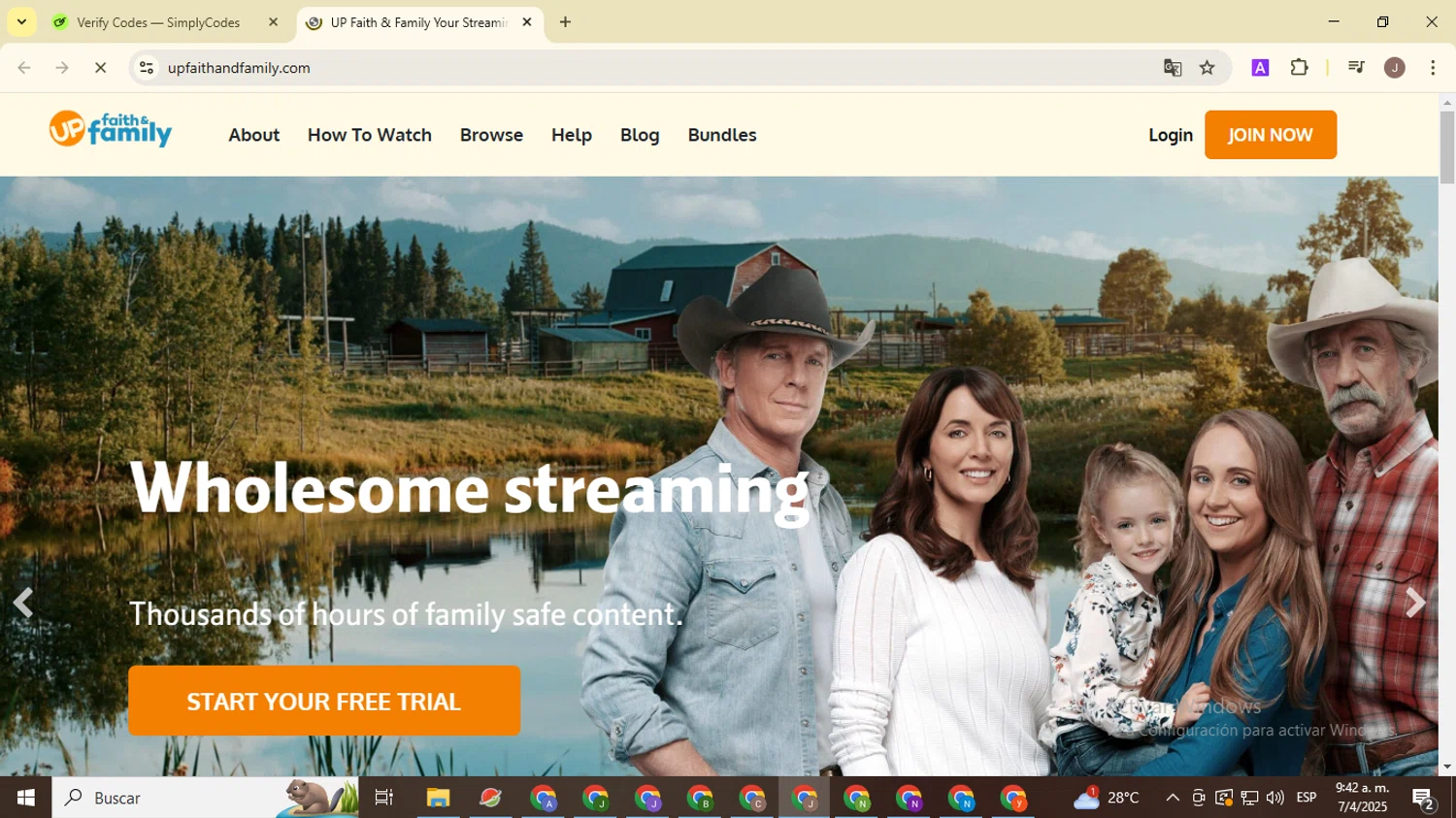 UP Faith & Family promo code screenshot showing code BACK2SCHOOL applied at UP Faith & Family checkout page. Uploaded by SimplyCodes community member ValiantHero2365 on Apr 7, 2025