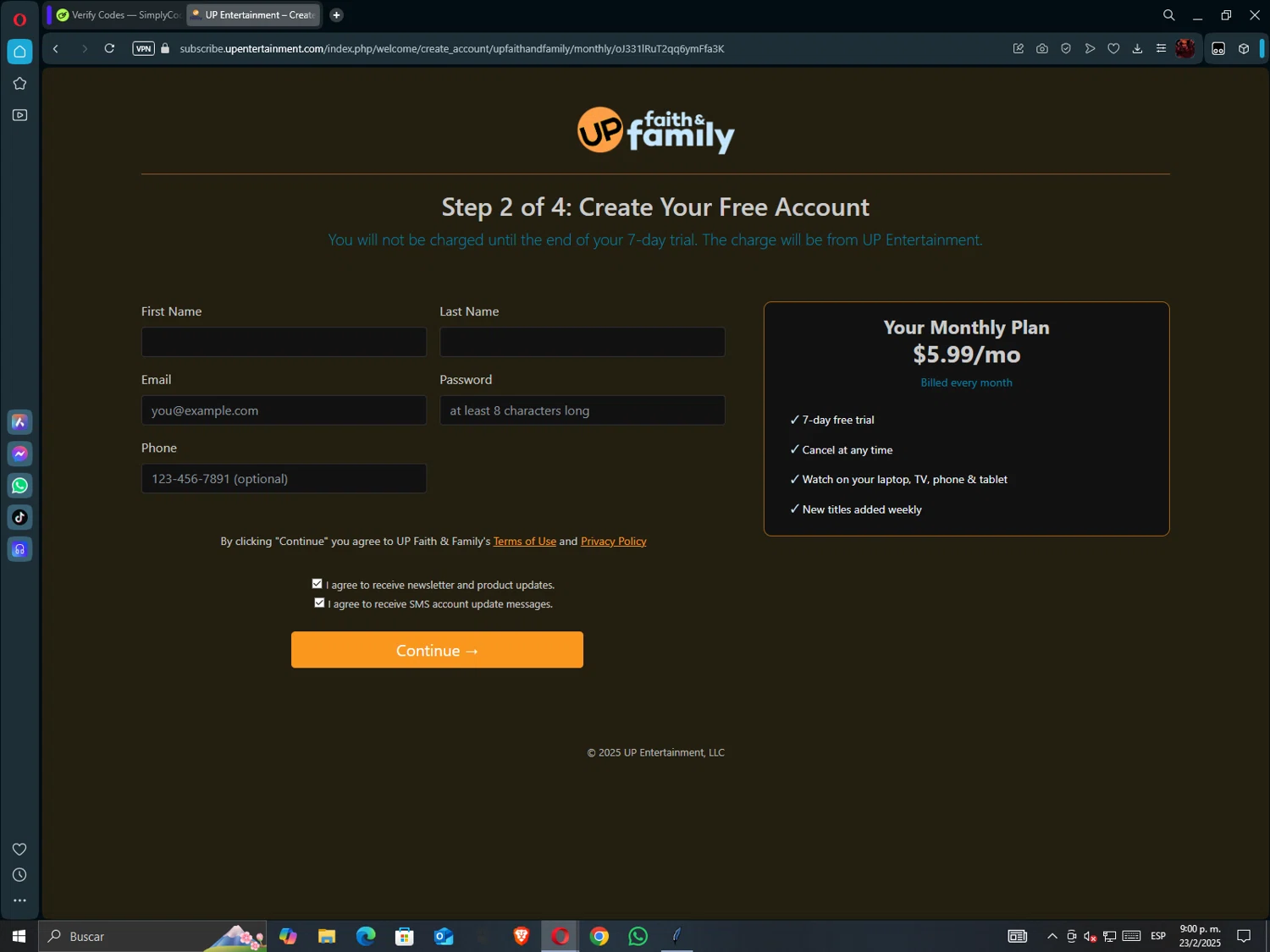 UP Faith & Family promo code screenshot showing code COZY24 applied at UP Faith & Family checkout page. Uploaded by SimplyCodes community member hollowknight on Feb 24, 2025