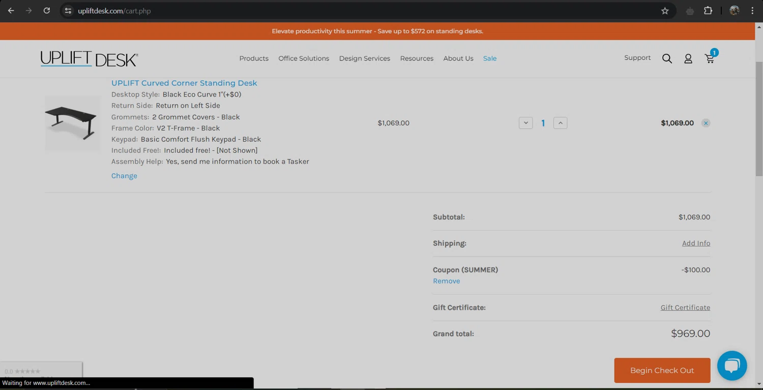 UPLIFT Desk Coupons 12 Off Coupon Codes in August 2024 SimplyCodes