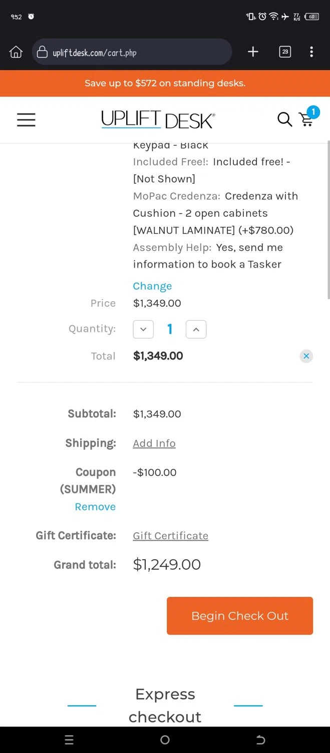 UPLIFT Desk Coupons 12 Off September 2024