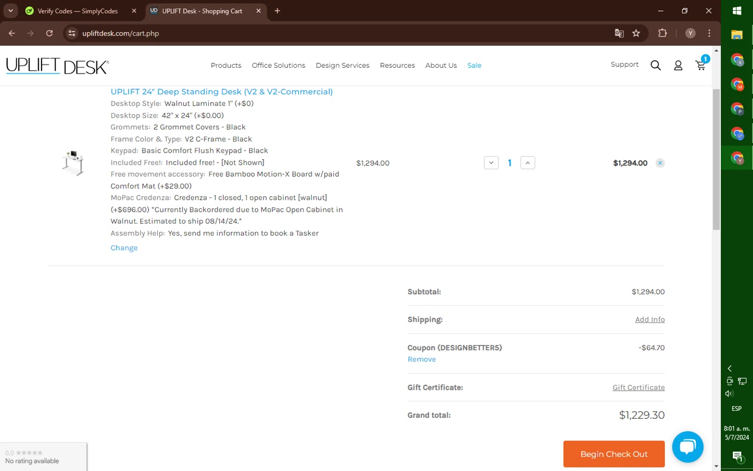 UPLIFT Desk Coupons 12 Off September 2024