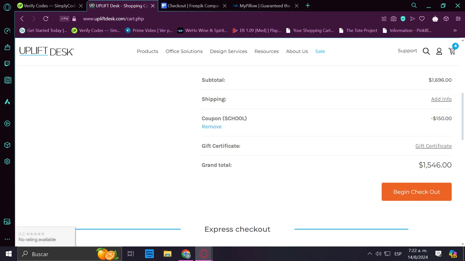 UPLIFT Desk Coupons 12 Off September 2024
