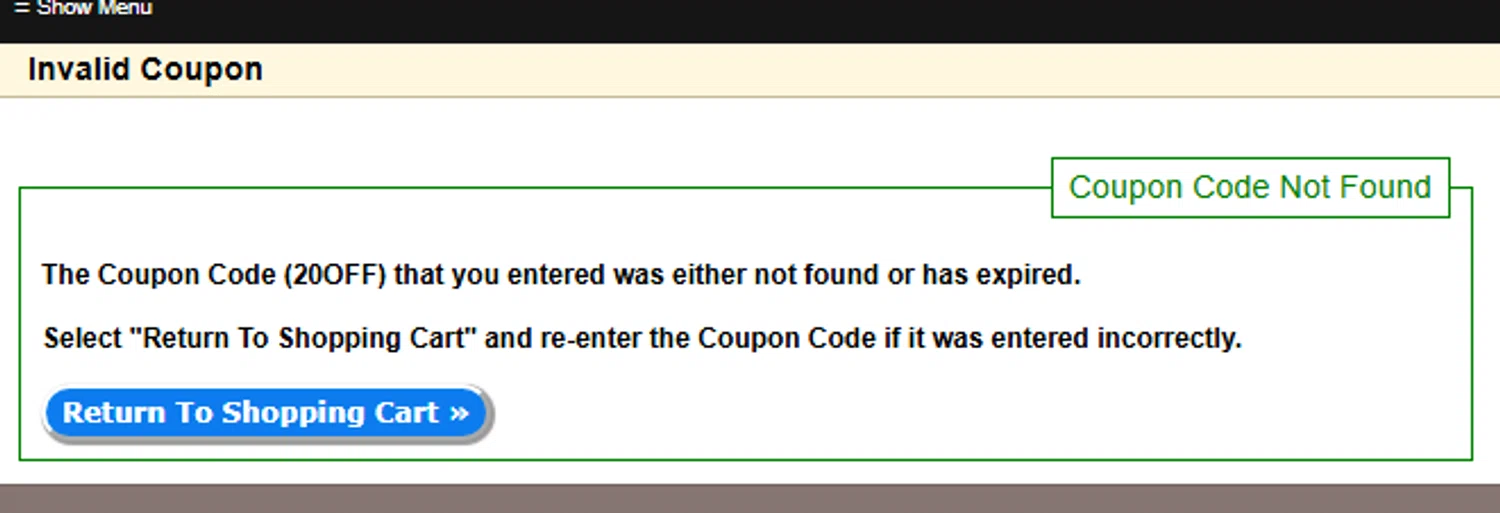 Up North Sports promo code screenshot showing code 20OFF applied at Up North Sports checkout page. Uploaded by SimplyCodes community member Alemania on Feb 22, 2025