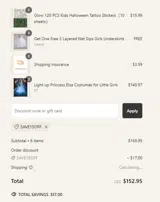 SAVE15OFF coupon verification screenshot