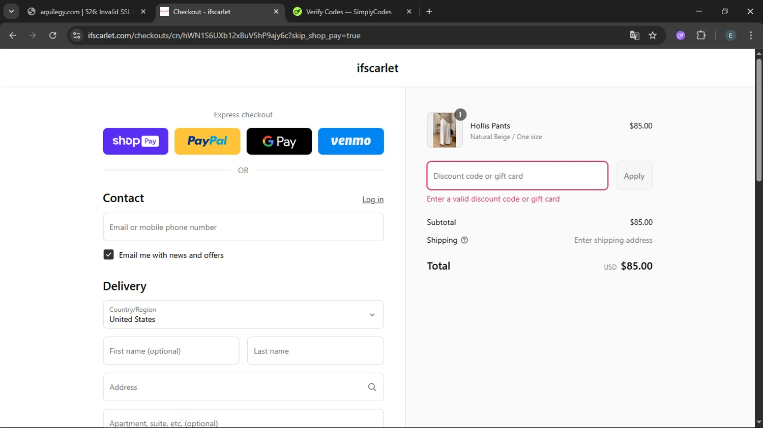 UPS promo code screenshot showing code ONTHEGO applied at UPS checkout page. Uploaded by SimplyCodes community member FrugalTiger5589 on Aug 5, 2025
