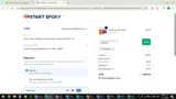 Upstart Epoxy coupon verification screenshot