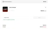SAVE25 coupon verification screenshot